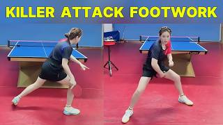 Want a Killer 3rd Ball Attack? The Complete Serve & Attack Footwork Guide in Table Tennis screenshot 3