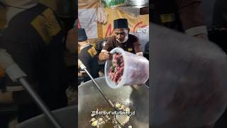 Sekali masak langsung 100 porsi Nasgor kambing legend kebon sirih streetfood