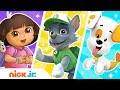 Guess the Missing Colors w/ PAW Patrol, Bubble Guppies, Dora & Butterbean! | Color Games | Nick Jr.