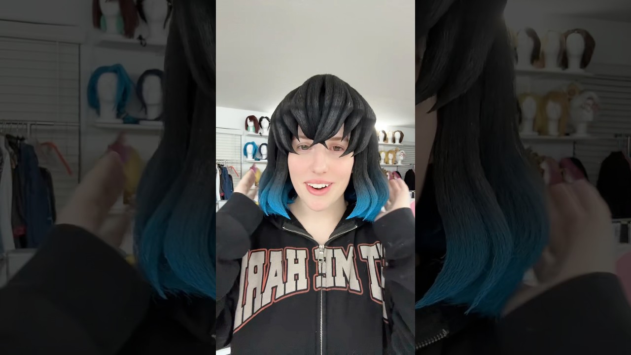 [Demon Slayer] Inosuke Hashibira Wig #wigstyling #cosplay #demonslayer #inosuke