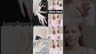 Slime Hand ✅😱vs Long Finger Hand vs Bony Hand vs Soft Hand | Hand TypesExplained#hand#exercise