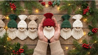 How I make 10 Macrame Gnomes in 1 hour 🎅✨