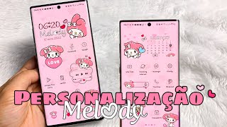 ORGANIZAÇÃO MY MELODY PARA ANDROID E IOS #personalização #kwgt #kwaii #myicon #magicwidgets screenshot 5