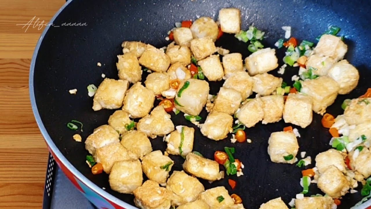 salt and pepper fried tofu crispy salt and pepper tofu YouTube
