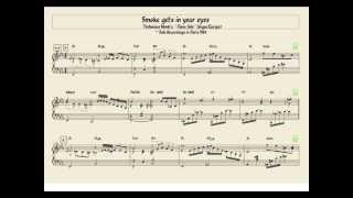 "smoke gets in your eyes" ~Thelonious Monk~sheet music chords