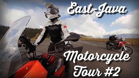 East-Java Motorcycle Tour #2 Road to Bromo, Sea of sand motorcycle adventure road-trip sunset