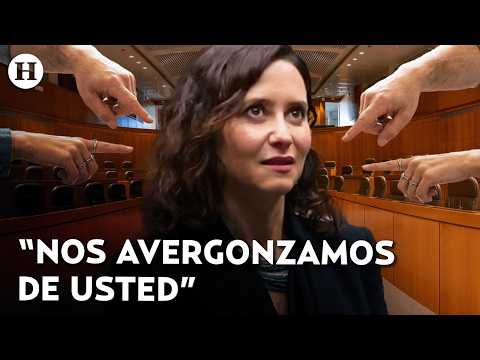 ¡La dejaron en ridículo! Díaz Ayuso es fuertemente criticada en España por su fallido viaje a México