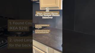 3 Ways I Saved Money on our Budget Kitchen Makeover