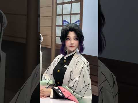 Shinobu Kocho comes to life in this epic Demon Slayer cosplay! 🦋✨ #DemonSlayer #Shinobu #Cosplay