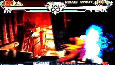 Capcom vs SNK 2 Ryu and Ken vs Ultra Rugal