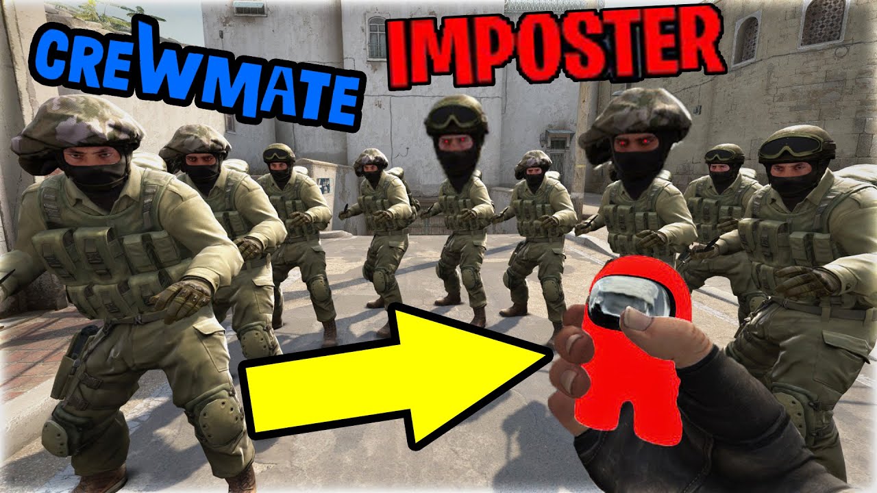CS:GO'DA AMONG US OYNUYORUZ !! YALANLAR KONUŞUYOR - YouTube