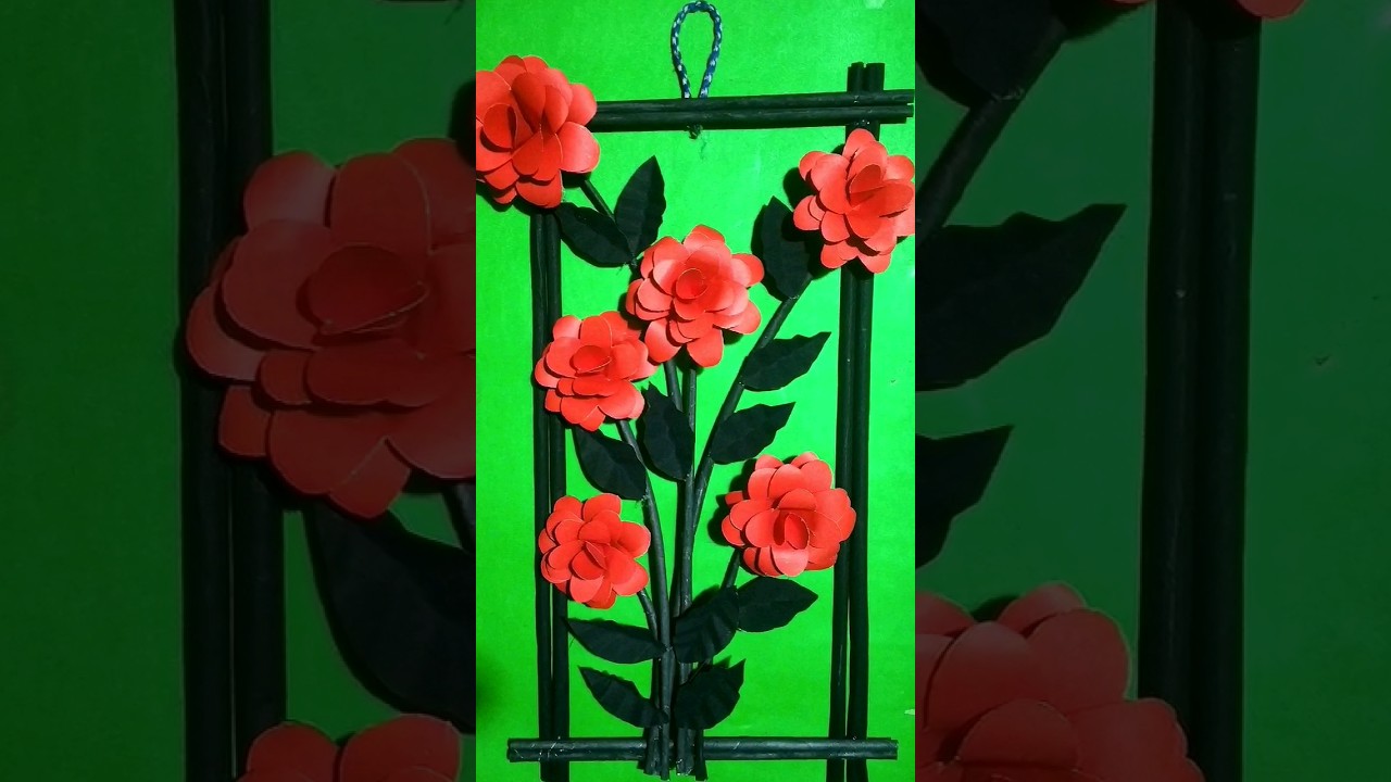 wall-hanging-craft-ideas-for-paper-youtube