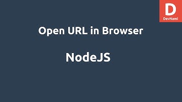 NodeJS Navigate to URL