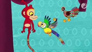 Tinga Tinga Tales  Why Woodpecker Pecks   Episodes  Cartoons For Kids
