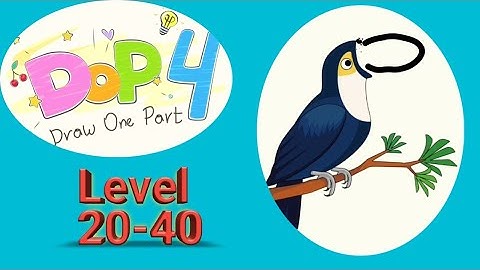 DOP 4  Latest Update All Level 20 to 40 Answer- DOP 4 Draw One Part Level 20 to 40