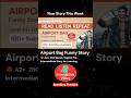 Airport Bag Funny Story 🟠 A2+ 250 Words English Pre-Intermediate Story for Learning