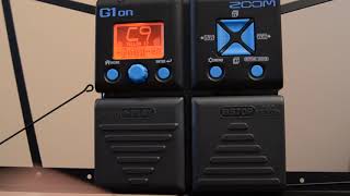 Zoom G1on guitar pedal review!
