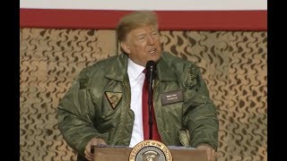 URGENT 🔴President Trump gives UNBELIEVABLE Speech to Military troops