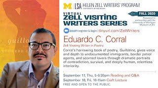 Eduardo C Corral (Zell Visiting Writers Series)