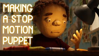 Making a stop motion puppet (process video)