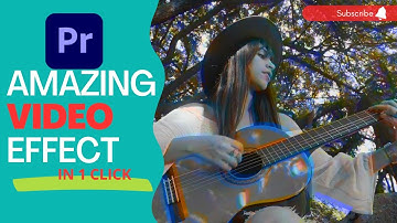 Amazing Video Effect By Using Emboss Effect in Premier Pro_Tutorial