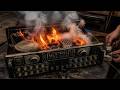 Restoration Old Burned CALIFORNIA Professional Power Amplifer // Restore 2 Chanel System Capacity
