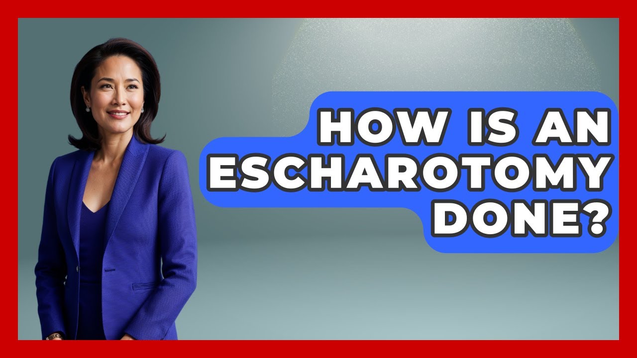 How Is An Escharotomy Done? - First Response Medicine
