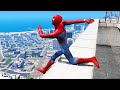 GTA 5 Spiderman Epic Jumps #60 - Spider-Man Gameplay &amp; Myth Action Fails