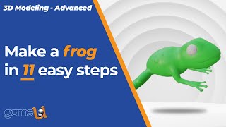 Make a FROG in 11 EASY STEPS using blender