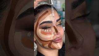 Saudi full glam makeup tutorial #makeup #feedshorts #makeuptips #shortvideo #viral #viralvideo