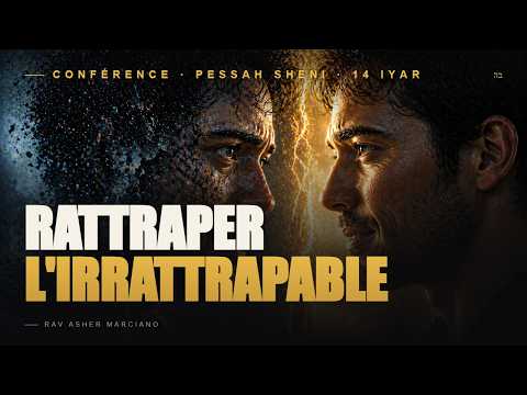 Aperçu : Conférence PESSAH SHENI_14 IYAR : RATTRAPER L'IRRATTRAPABLE...