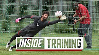 Inside Training: Brilliant goalkeepers session and fastpaced finishing