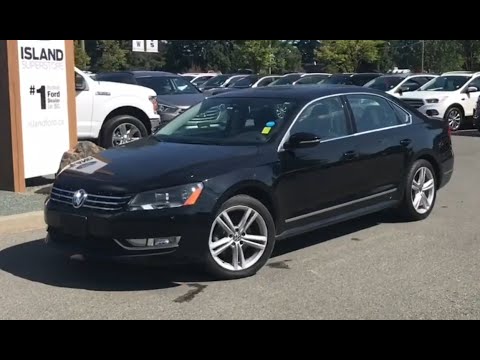 2012-volkswagen-passat-tdi-w/-heated-seats,-moonroof,-nav-review|-island-ford