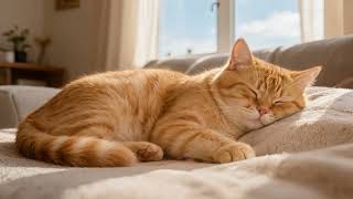 Sleep With Amber 🐾 Cozy Sofa Cat | 1 Hour Relaxing Breathing ASMR screenshot 3