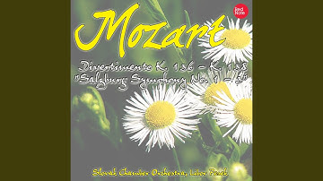 Divertimento for String Quartet "Salzburg Symphony No.2" in B Flat Major, K. 137: III. Allegro...
