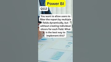 Q112: Scenario based Power BI Essential Interview Questions and Answers #powerbi #powerbiinterview