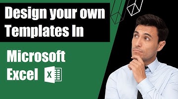 Excel Designing - Create your own Templates or Thumbnails in Excel by Code with JSA