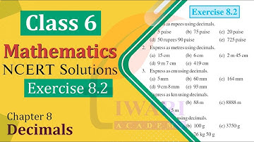 NCERT Solutions for Class 6 Maths Chapter 8 Exercise 8.2 Decimals.