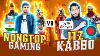 Itz Kaboo vs Nonstop Gaming || 🇧🇩 vs  🇮🇳 Battle 🔥 - Garena Free Fire