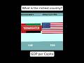 What is the richest country? #usa #uk #europe