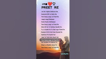 Thumbnail of Preet Re (Lyrics) - Dhadak2 #BollywoodSong #shortsfeed