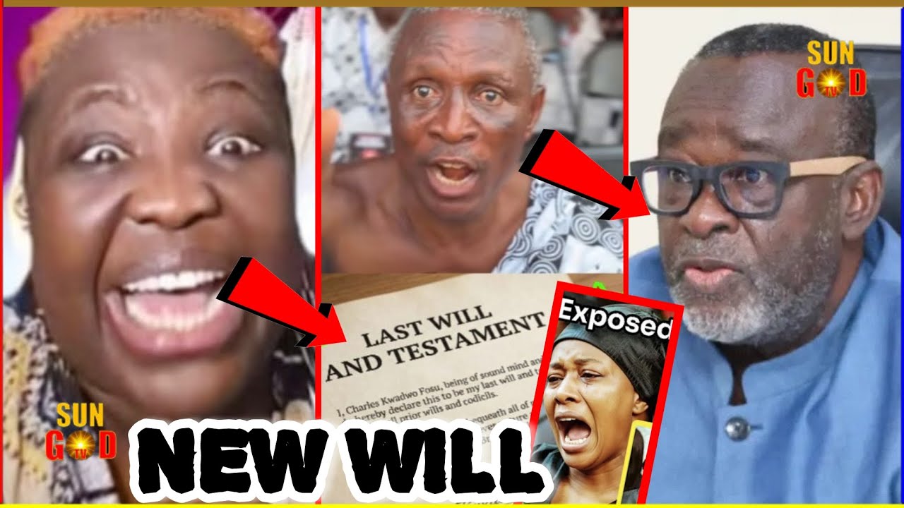 Agyeta; Obaa Tiwaa exposed Chief Justice Baffoe Bonnie’s New WILL DOCUMENTS made to Odo Bronii…..