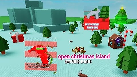 Roblox[Control Army] || how to open christmas island,summon knor etc