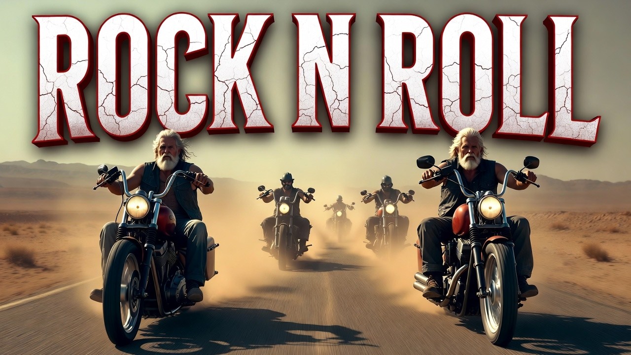 Asphalt Rock n Outlaw 🎸 American Highway Rock n Roll 🇺🇸🔥 Motorcycle Ride Music for Open Roads