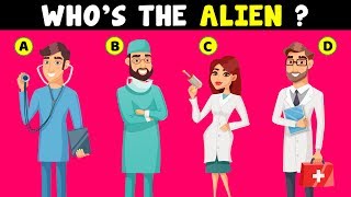 Who Is An Alien? | Can You Find The Alien? | 7 Tricky Riddles To Test How Young Your Brain Is!