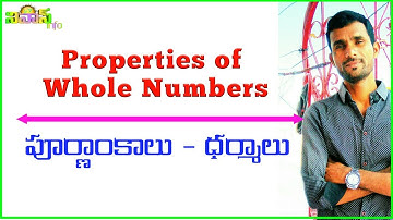 Properties of Whole Numbers - పూర్ణాంకాల ధర్మాలు | 6th Class Maths |  Chapter - 2 | Nivas Info
