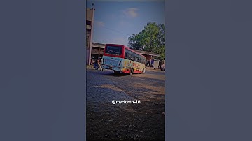Msrtc विठाई bus entry #msrtcbus #bus_shorts #lalpari #status #2023 #trending #Shorts