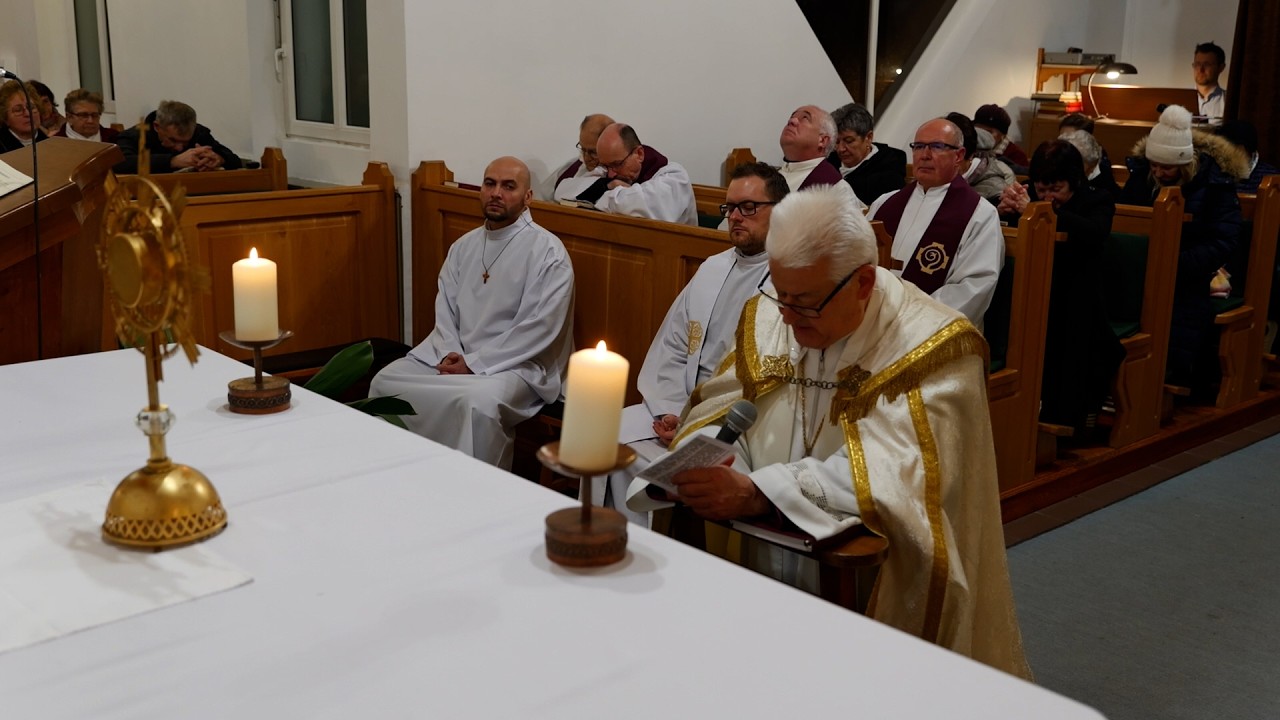 Elsőcsütörtöki Eucharisztia ünnep a szárazréti Fatimai Booldogasszony templomban Székesfehérváron