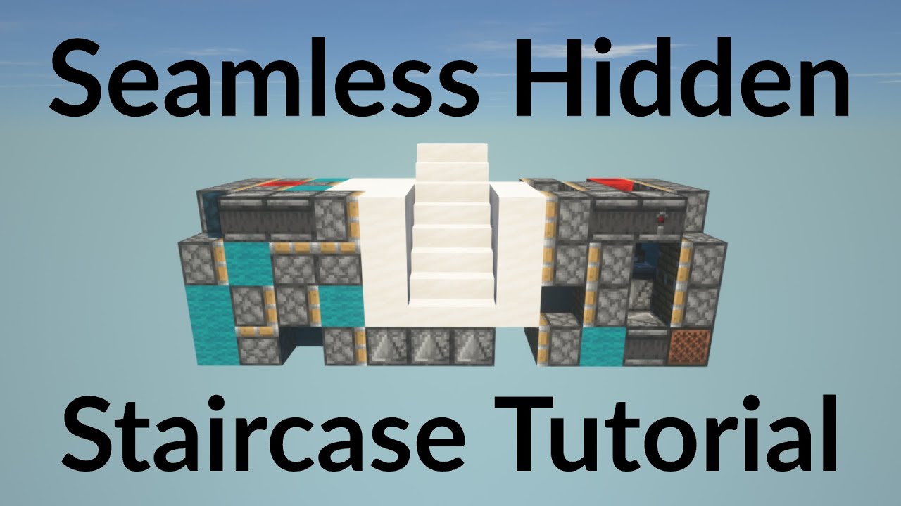 Minecraft Tutorial: 2 Wide hidden staircase : CodeCrafted : Free Download,  Borrow, and Streaming : Internet Archive