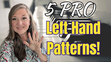 🎹Piano Improv. For Beginners: 5 Essential Left Hand Patterns You Need to Know to Sound Like a PRO!